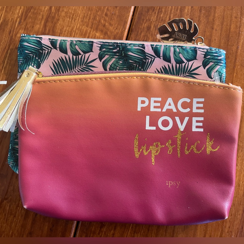 2 IPSY Pouches/Make up/Cosmetic Bags